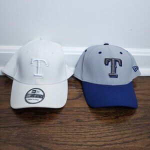 2 New NEW ERA Texas Baseball Hats - L/XL